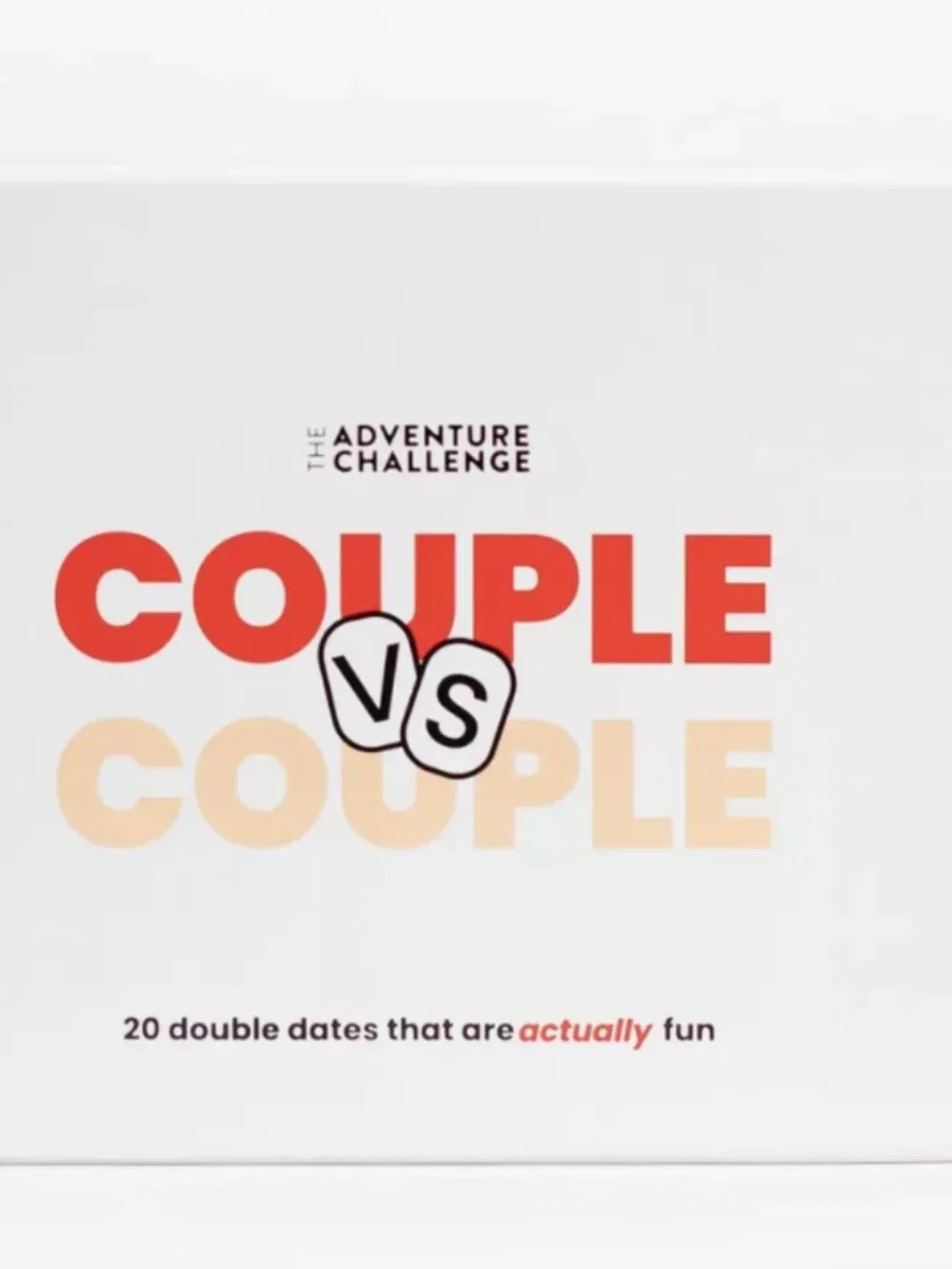 The Adventure Challenge Couple vs Couple Board Game – 20 Scratch-Off Dates